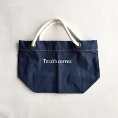 タリーズコーヒー　デニムバッグ