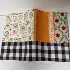 A5判　ハンドメイドブックカバーお菓子柄