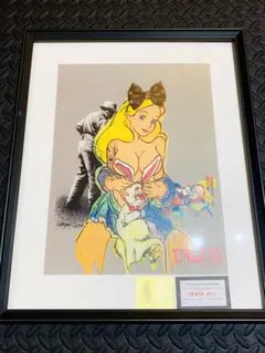 DEATH NYC アートポスター　限定　ディズニー　セクシーアリス DEATH NYC アートポスター限定ディズニーセクシーアリス