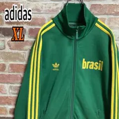 《激レア》adidas アディダス トラックジャケット ブラジル☆XL グリーン