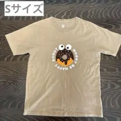 ドーナツデザイン✨刺繍✨可愛い♩Tシャツ ブラウン❤️