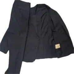 ナノユニバース　セットアップ　洗濯可　ストレッチ　XL ブラック　LB.04