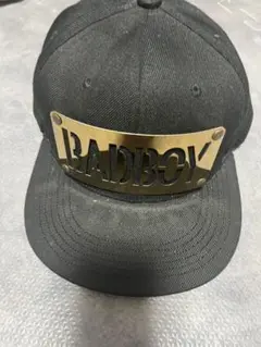 BADBOY ブラックキャップ メタルプレート付き