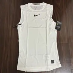NIKE ナイキプロ コンプレッションノースリーブシャツタンクトップ L 白