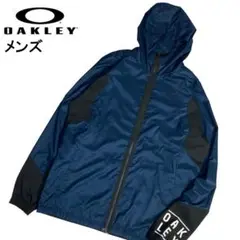 OAKLEY オークリー ウインドパーカージャケット ネイビー XL