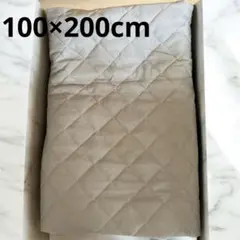 寝具敷きパッド シングル ベッドパッド 冷感シーツ 洗える モカブラウン