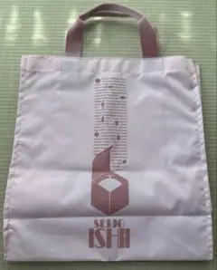 成城石井　エコバッグ　ピンク色