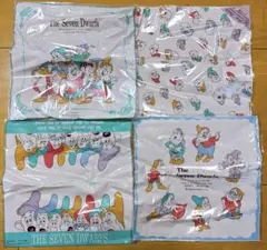 ★新品未開封★ディズニー 白雪姫 七人の小人 ハンカチ 4枚セット