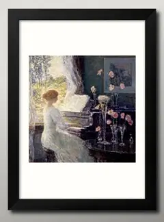15867■ポスター アート 絵画『チャイルド・ハッサム』A3 マット紙