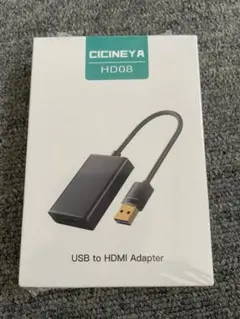 USB HDMI 変換アダプタ USB3.0ケーブル 内蔵 ディスプレイアダプタ