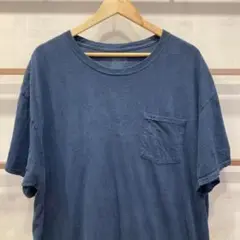 USA古着Tシャツ 2XLサイズ FRUITOFTHELOOM ネイビー
