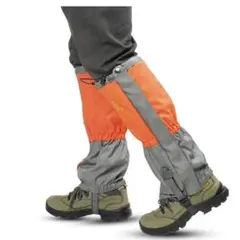 YAVINCOL 登山用ゲイター スパッツ レッグカバー オレンジ　M