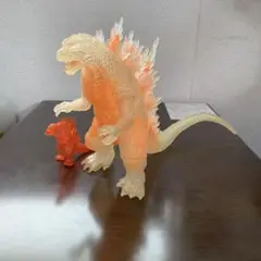 BANDAI「ゴジラ2000 ラメ入クリアソフビフィギュア（劇場限定販売品）」 BANDAI「ゴジラ2000 ラメ入クリアソフビフィギュア（劇場限定