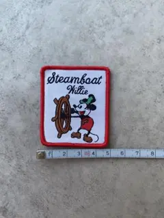 ワッペン☆アップリケ　レトロ　ミッキー　アメリカン雑貨　ヴィンテージ　古着