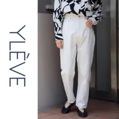 YLEVE ハイウエストテーパード デニム ジーンズ