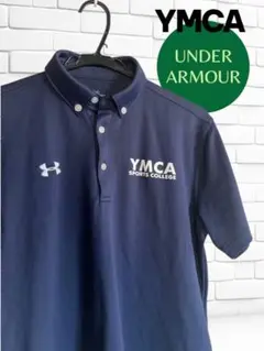 美品Under Armour YMCA SPORTS COLLEGE ポロシャツ