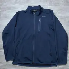 美品 Titleist タイトリスト ジップジャケット ネイビー ロゴ L