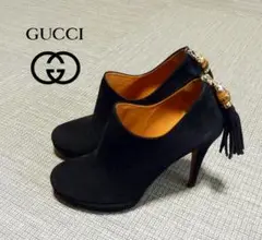 GUCCI グッチ ブーティ ブーツ シューズ パンプス バンブーストラップ