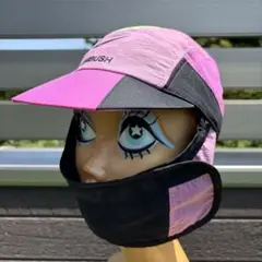 最終値下げ　AMBUSH キャップ　ブルー　アンブッシュ　ショッパー　ステッカー 最終値下げ AMBUSH キャップ ブルー アンブッシュ ショッパー