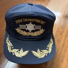 消防　FIRE DEPARTMENT キャップ ネイビー