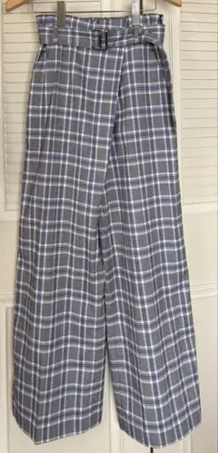 PLST ラップワイドパンツ
