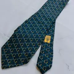 希少✨ GUCCI グッチ ネクタイ GG シルク 絹 紺色 ブルー ネイビー