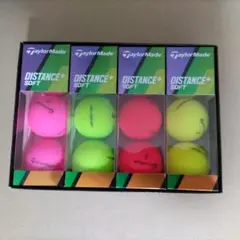 【新品】テーラーメイド DISTANCE+SOFT ゴルフボール 12球（1箱）