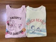 ユニクロ　Ｔシャツ　スヌーピー　140 2点セット