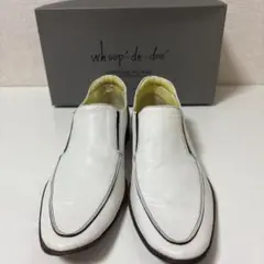 whoop-de-doo ホワイト スリッポン