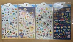 夏のシールセット 4シート