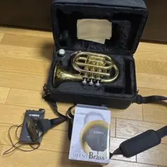 J.Micheal ミニトランペット J.Micheal Jマイケル ポケットトランペット ミニトランペット