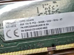 SK hynix DDR5 UDIMM 16GB（8GB×2枚）PC5-5600