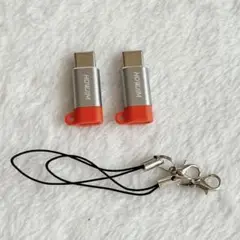 ライトニング タイプC 変換 急速充電 データ転送 2個セット