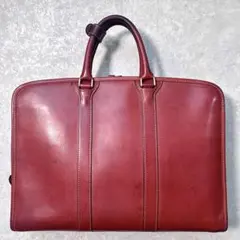 【美品】indeed インディード 日本製 レザービジネスバッグ ブリーフケース