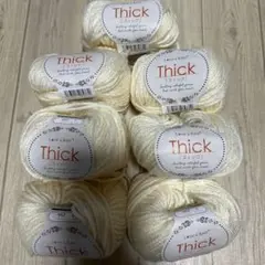 Love & Knit スィックThick 並太白⭐︎7個セット⭐︎パンドラハウス