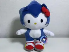 ソニック×キティ　スーパージャンボぬいぐるみ タグ付】 ソニック キティ スーパージャンボぬいぐるみ