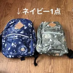 新品 1点 キッズリュックサック SNOOPY 紺 ネイビー 子ども