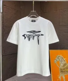 Balenciaga ホワイト Tシャツ L