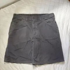 古着　極太　カーハート　ハーフパンツ