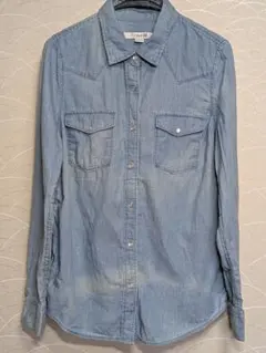 478　新品未使用　forever21　デニム　シャツ B級品　M