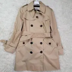 定価約10万 COACH トレンチコート ベルト 綿 ポリエステル 春
