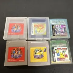 ゲームボーイ　ポケモン　ソフト6個まとめ売り