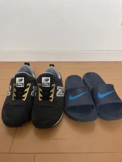 New Balance スニーカー21cm ナイキ22㎝　2足セット