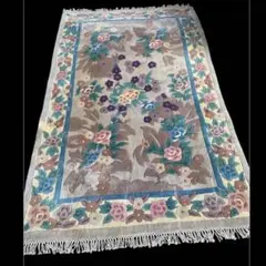 ラグ　絨毯　カーペット　ウール　中国段通　約3畳　約150×245cm