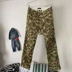 RAGEBLUE カモフラージュ柄 ストレートパンツ
