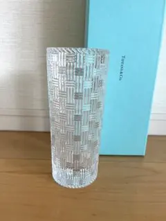 Tiffany & Co. /ティファニー クリスタル花瓶 箱付き 未使用品 Tiffany & Co. - ティファニー社製ロックカットクリスタルガラス