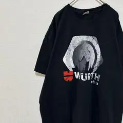 WURTH Tシャツ 両面プリント 黒 ブラック 古着