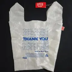 OPEN editions THANK YOU TOTE/ブルー【新品】