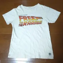 FREERAGE ロゴ半袖Tシャツ レモンイエロー Mサイズ メンズ アメカジ
