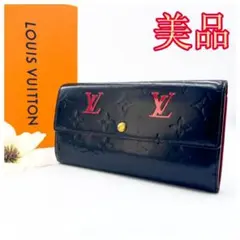 0825★美品★ルイヴィトン ヴェルニ ポルトフォイユ サラ モノグラム 長財布